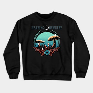 Headed Nowhere Blue/Orange Crewneck Sweatshirt